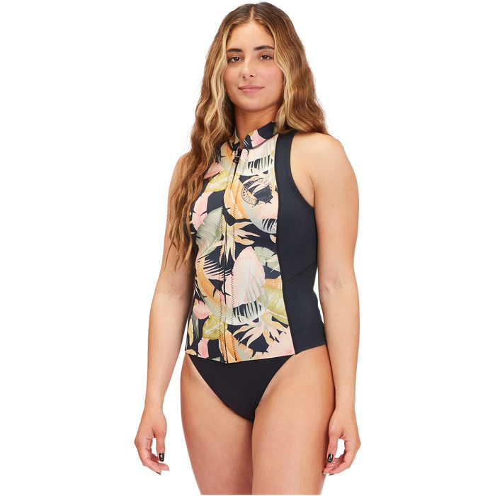 2022 Billabong Mujeres Salty Daze 1mm Chaleco De Neopreno F41f18 - Jungle Night